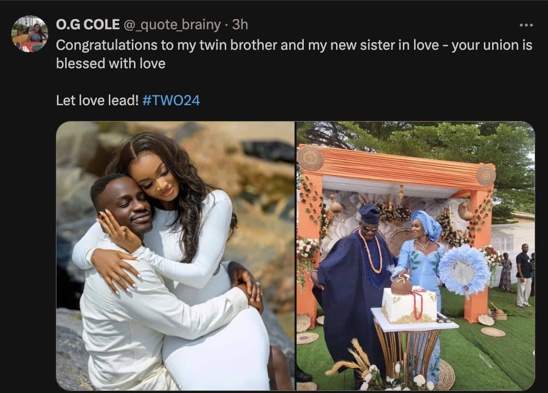 Wofai Fada’s sister-in-law welcomes her into the family amid saga